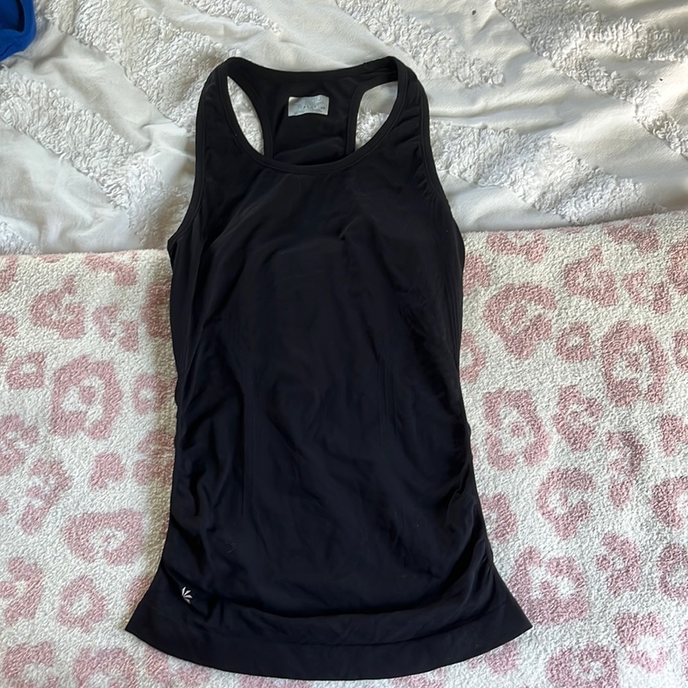 black athleta racerback tank